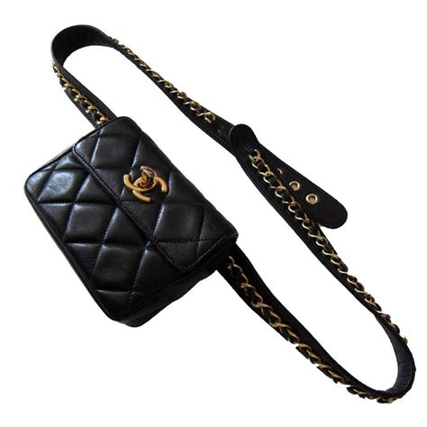 chanel belt bag black|chanel belts official website.